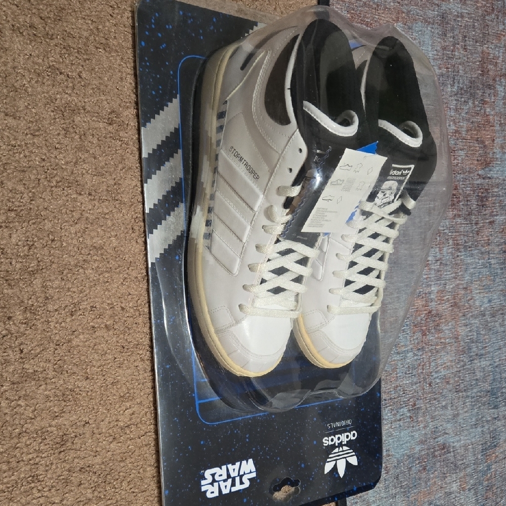Adidas Star Wars White and Black Sneakers
